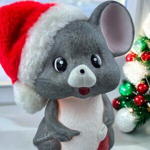 Vintage 70's Lighted Christmas Mouse Night Light Lamp Christmas Around the World